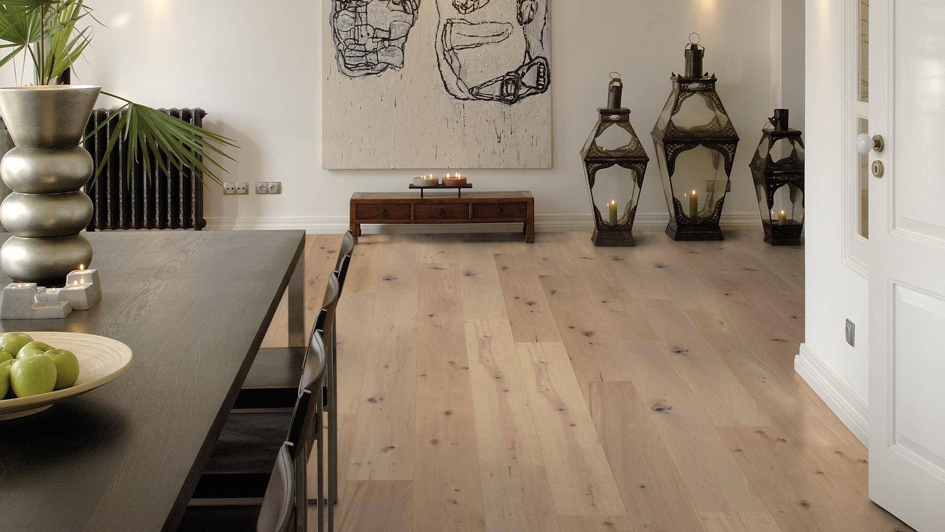 Podłoga drewniana WICANDERS WOOD PARQUET dąb Keppel  RW04446B, gr.14mm, 2V (1opk.=8szt.=2,888m2) deska 1-lamelowa, lakier biały super mat 11