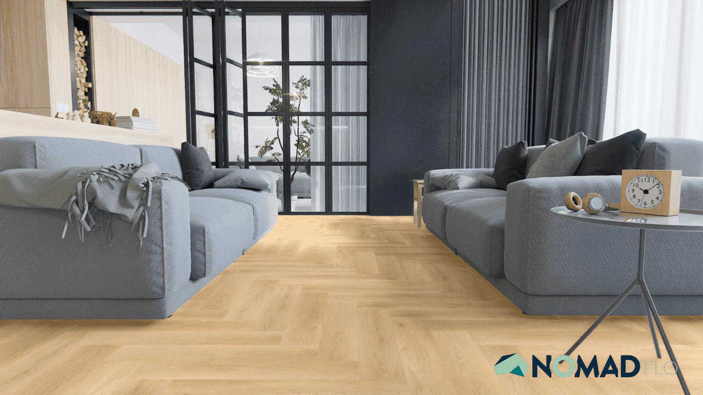 Panele winylowe Nomad Flo PREMIUM HERRINGBONE Laxe NF10938 klasa 33, gr.6m, 4V, (1op.=1,588m2) 8