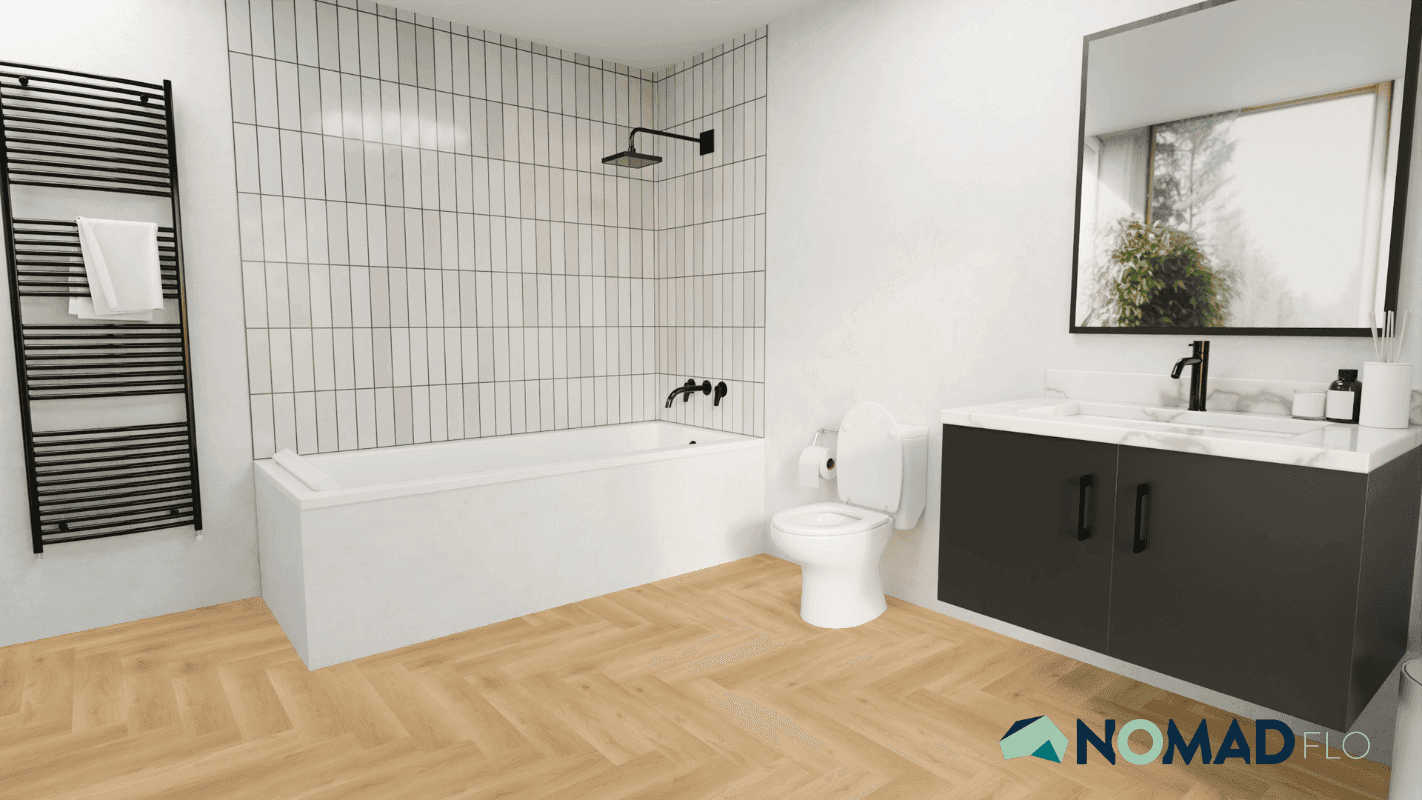 Panele winylowe Nomad Flo PREMIUM HERRINGBONE Laxe NF10938 klasa 33, gr.6m, 4V, (1op.=1,588m2) 11