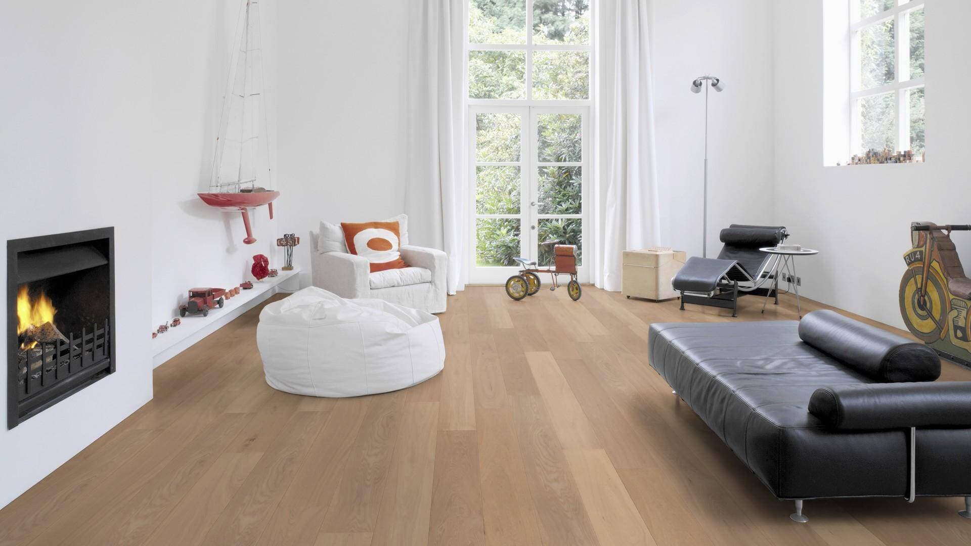 Podłoga drewniana WICANDERS WOOD PARQUET dąb Carlisle RW04441B, gr.14mm, 2V (1opk.=8szt.=2,888m2) deska 1-lamelowa, lakier biały super mat 2