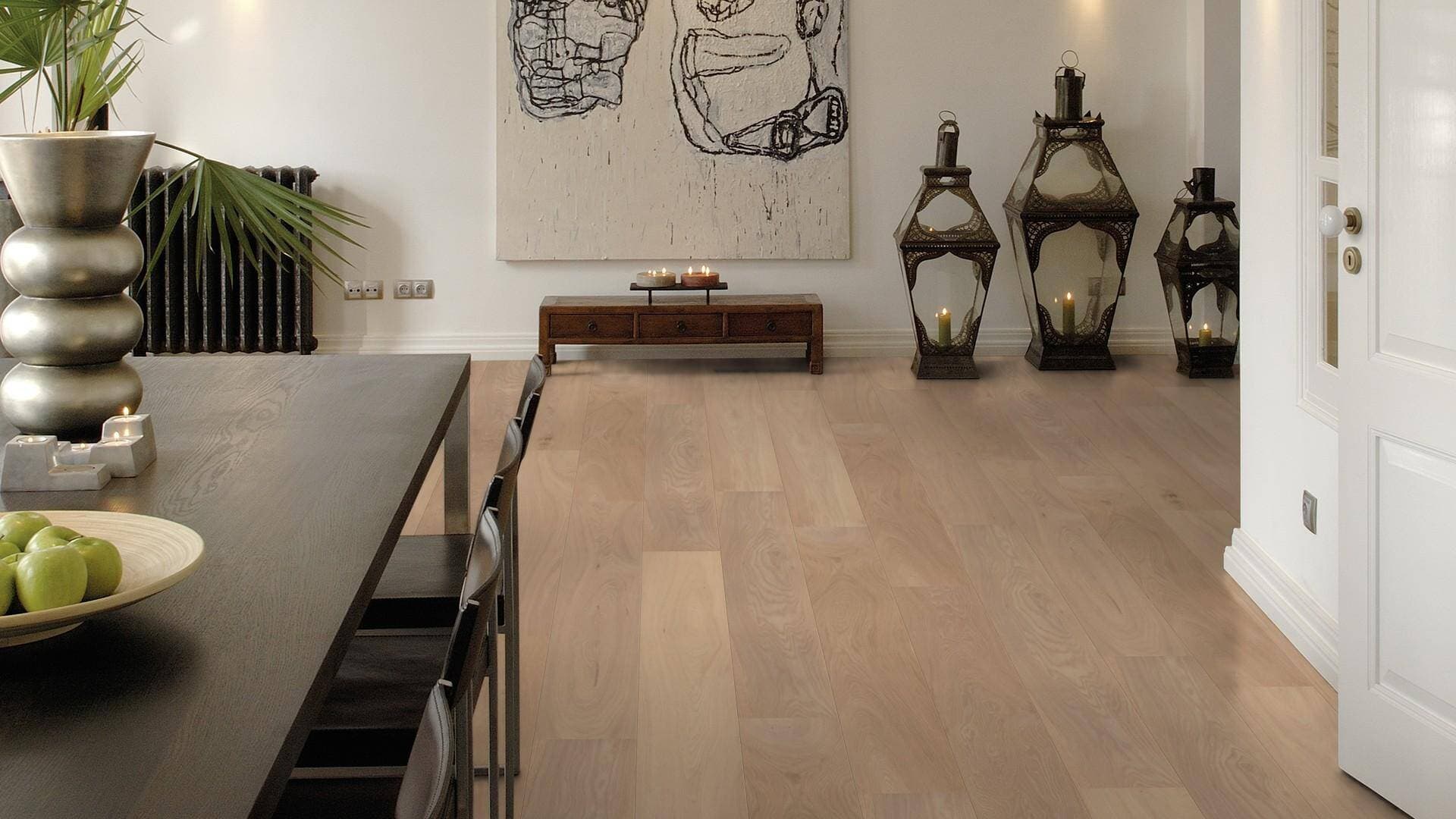 Podłoga drewniana WICANDERS WOOD PARQUET dąb Carlisle RW04441B, gr.14mm, 2V (1opk.=8szt.=2,888m2) deska 1-lamelowa, lakier biały super mat 11