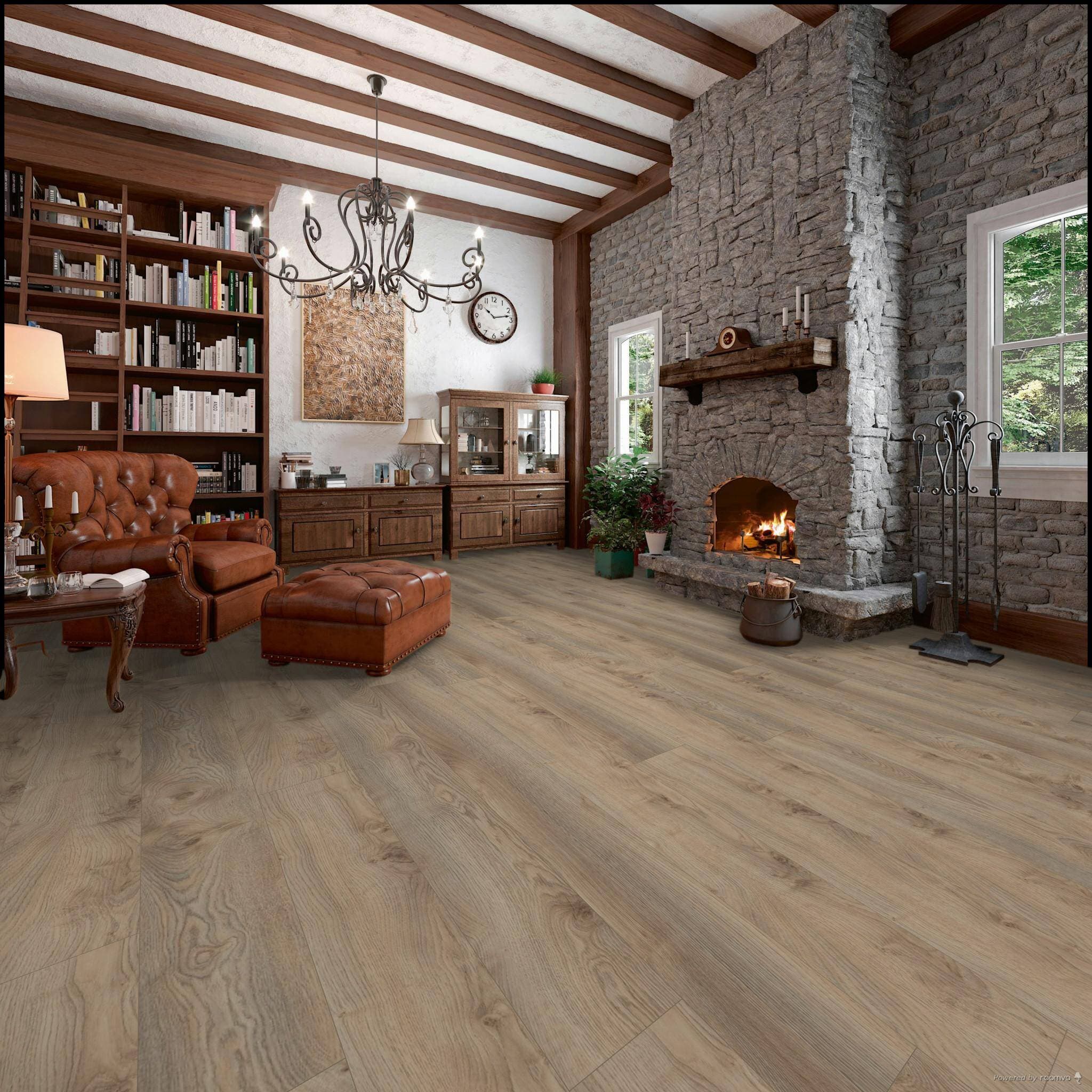 Panele podłogowe My Floor RESIDENCE Makro Oak Beige ML1018, gr.10mm, AC5, 4V (1opk.=4szt.=1,80m2) 3