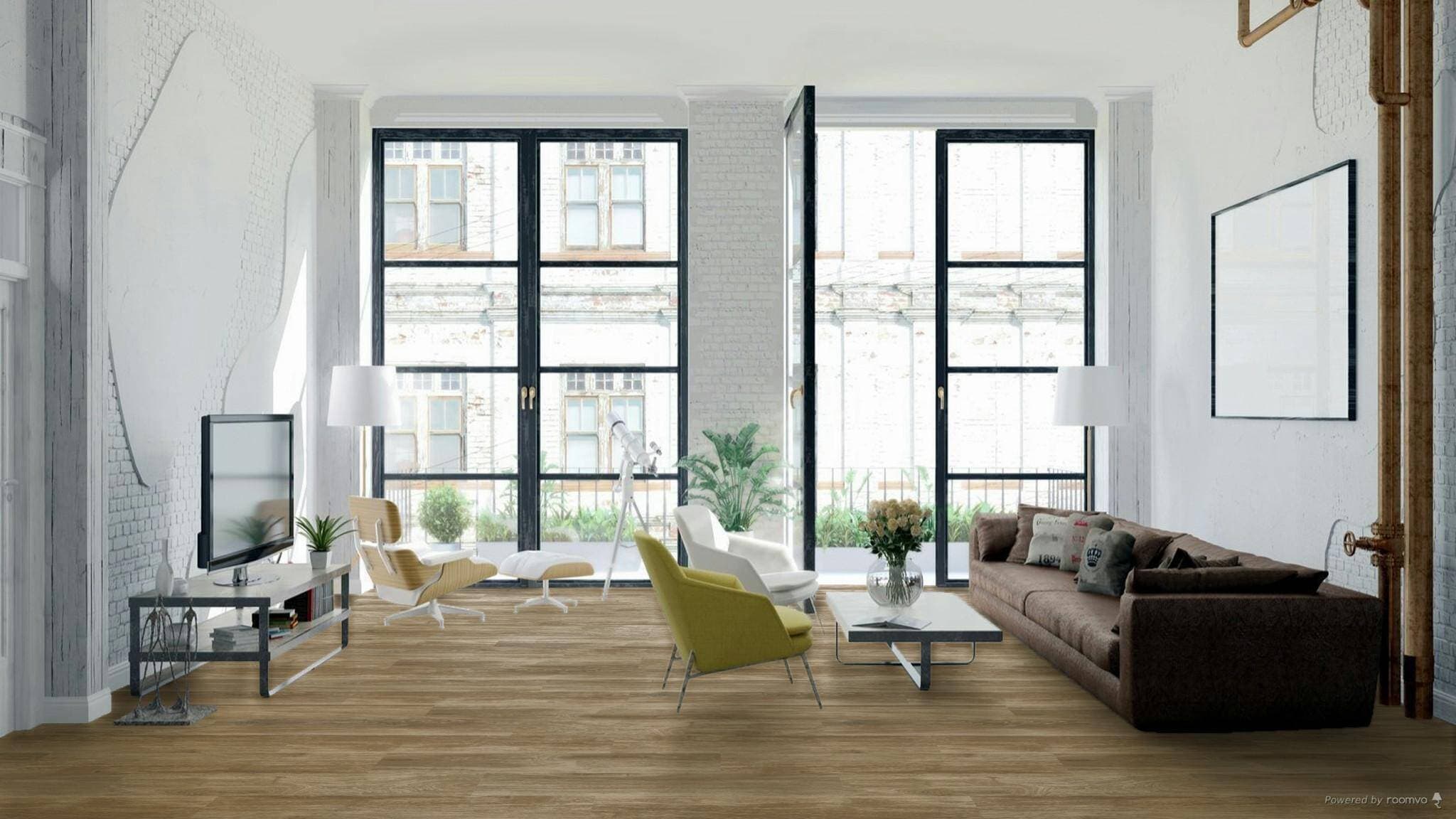 Panele winylowe THE FLOOR WOOD Calm Oak P6003, klasa 34, gr.6mm, 4V (1opk.=6szt.=1,80m2) 4