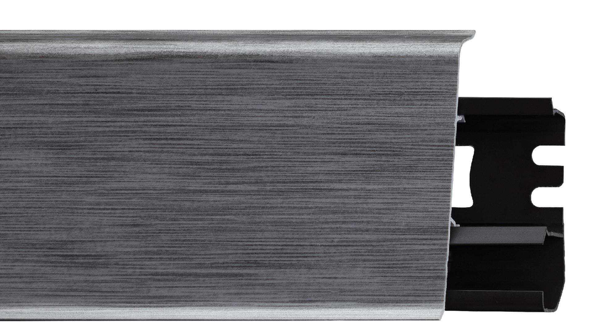 Listwa przypodłogowa ARBITON INDO aluminium 17 wysokość 7 cm, szerokość krycia 2,6 cm, dł 2500cm