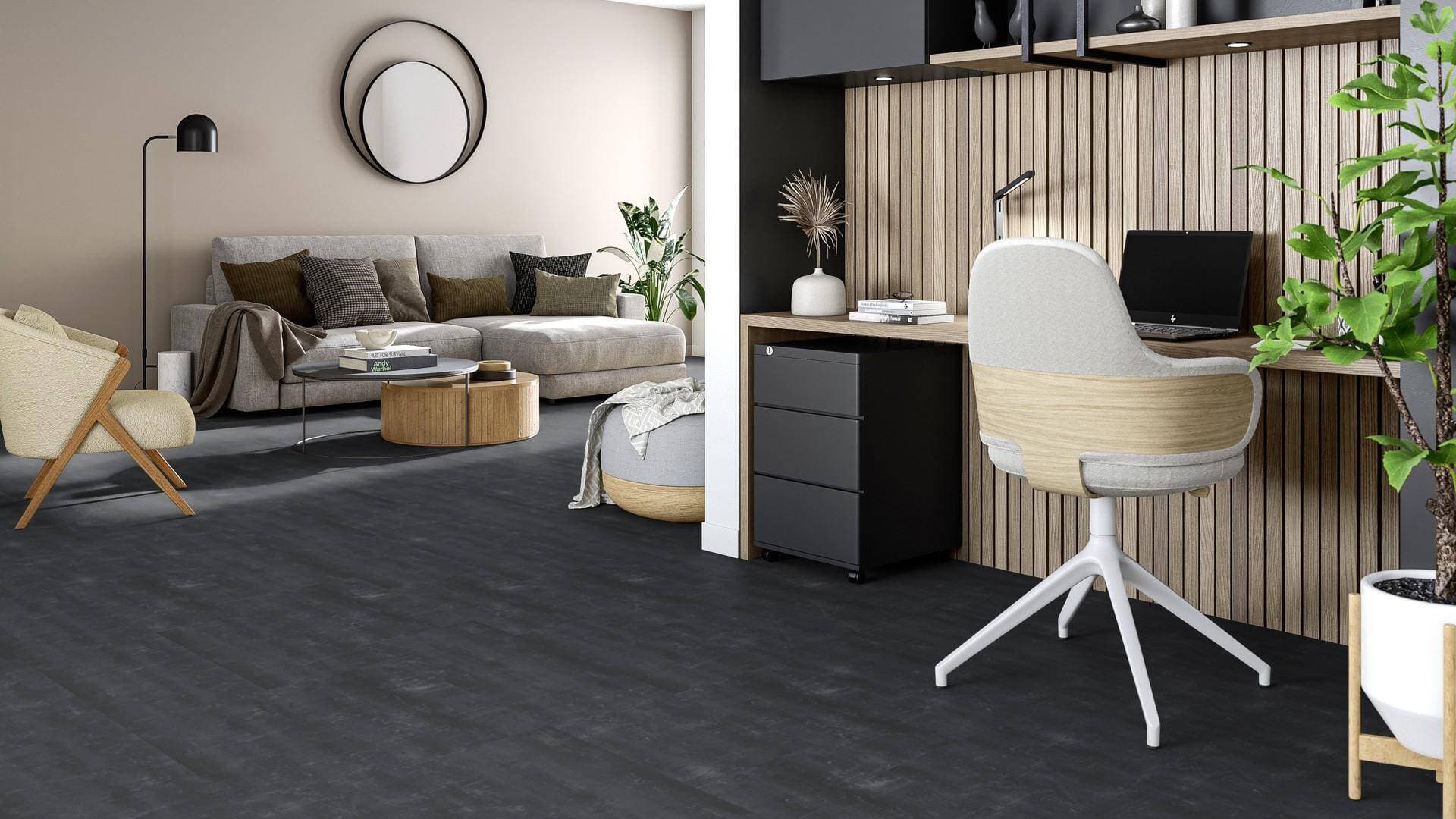Panele winylowe Tarkett STARFLOOR SOLID 55 composite black 36022074 klasa 33, gr.5mm, 4V (1opk.=8szt.=1,56m2) 9