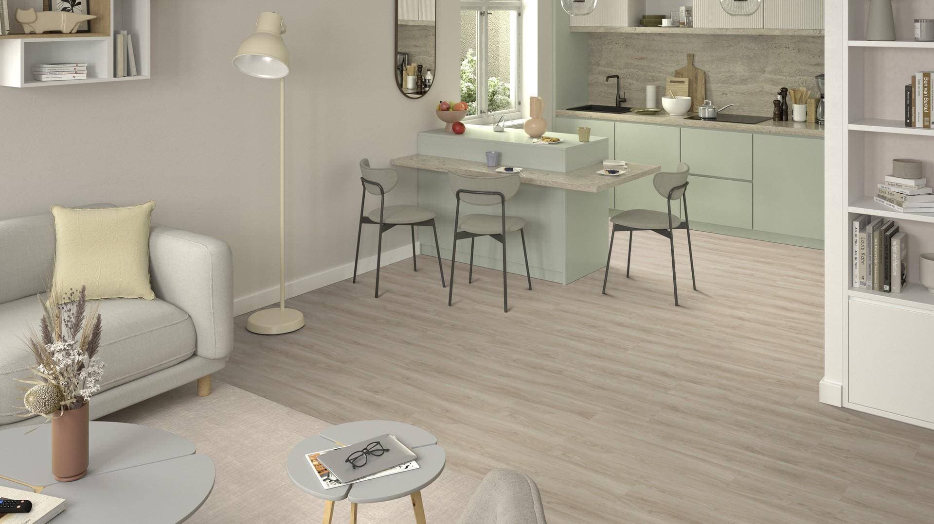 Panele winylowe Tarkett STARFLOOR SOLID 55 english oak light beige 36021028 klasa 33, gr.5mm, 4V (1opk.=7szt.=1,61m2) 14