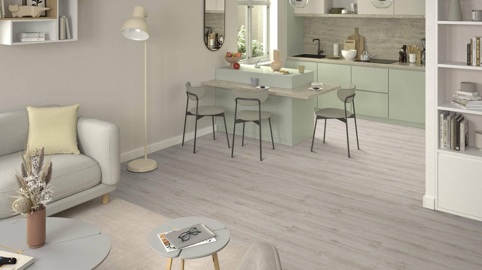 Panele winylowe Tarkett STARFLOOR SOLID 55 scandinavian oak light beige 36021100 klasa 33, gr.5mm, 4V (1opk.=7szt.=1,61m2) 9