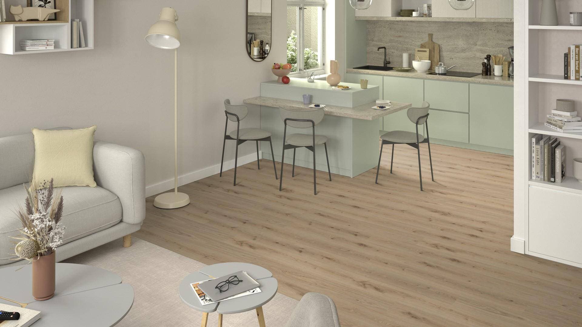 Panele winylowe Tarkett STARFLOOR SOLID 55 delicate oak natural 36020004 klasa 33, gr.5mm, 4V (1opk.=7szt.=1,61m2) 11
