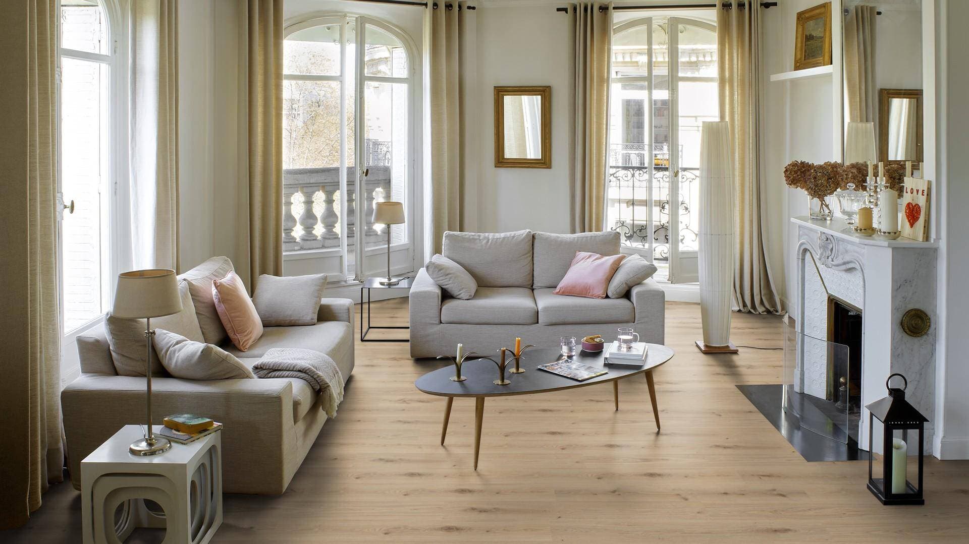 Panele winylowe Tarkett STARFLOOR SOLID 55 delicate oak natural 36020004 klasa 33, gr.5mm, 4V (1opk.=7szt.=1,61m2) 12