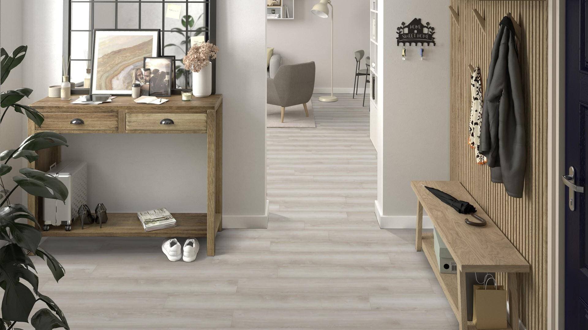 Panele winylowe Tarkett STARFLOOR ULTIMATE 55 stylish oak white 35992003 gr.6,5mm, 4V (1opk.=6szt.=1,281m2) 9