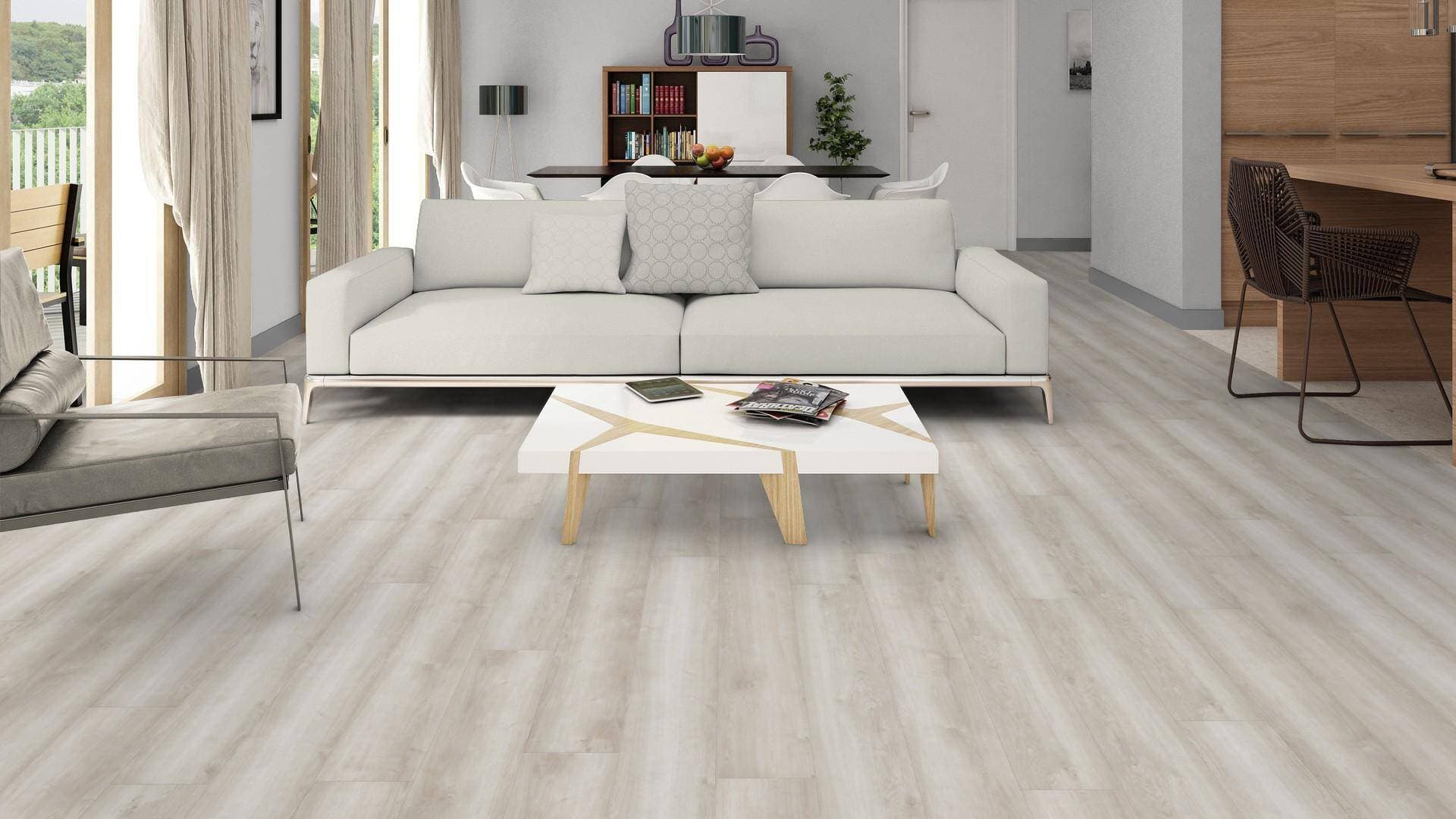 Panele winylowe Tarkett STARFLOOR ULTIMATE 55 stylish oak white 35992003 gr.6,5mm, 4V (1opk.=6szt.=1,281m2) 14