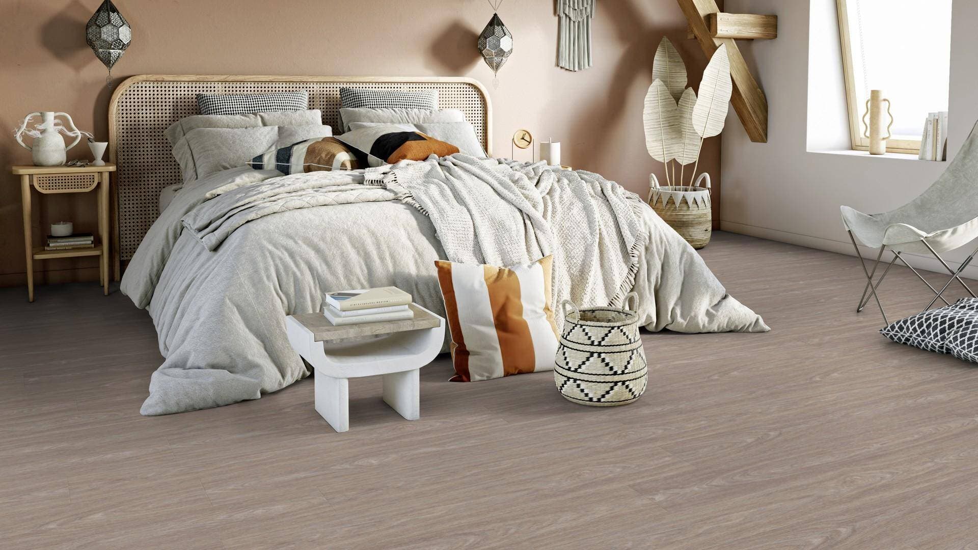 Panele winylowe Tarkett STARFLOOR ULTIMATE 55 bleached oak brown 35992006 gr.6,5mm, 4V (1opk.=6szt.=1,281m2) 3