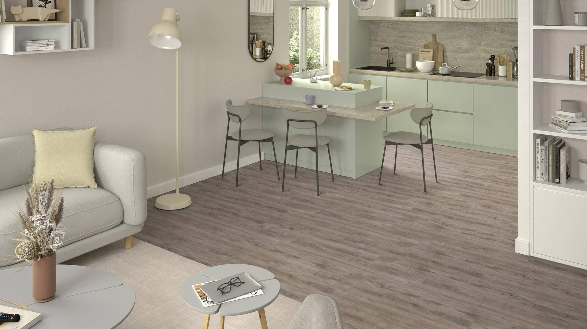 Panele winylowe Tarkett STARFLOOR ULTIMATE 55 weathered oak brown 35992008 gr.6,5mm, 4V (1opk.=6szt.=1,281m2) 9