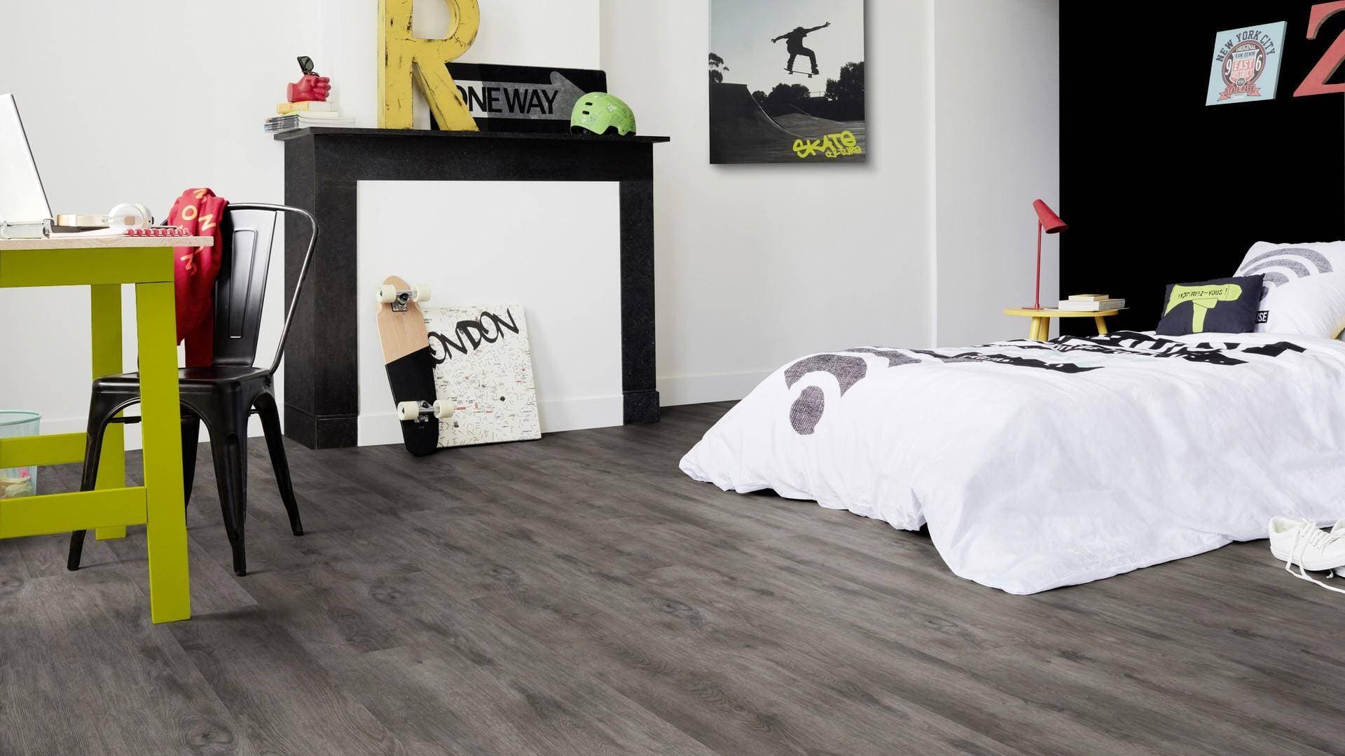 Panele winylowe Tarkett STARFLOOR ULTIMATE 55 weathered oak antracite 35992009 gr.6,5mm, 4V (1opk.=6szt.=1,281m2) 5