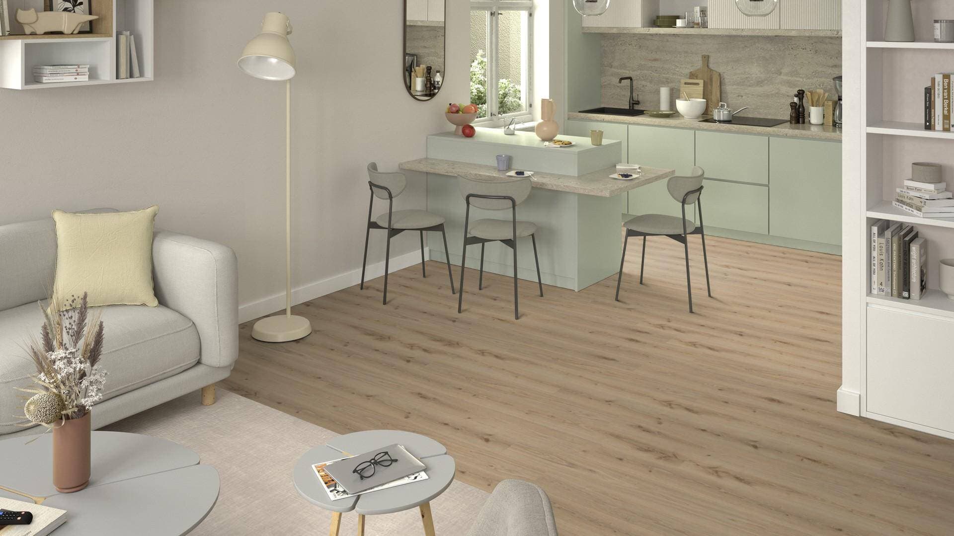 Panele winylowe Tarkett STARFLOOR ULTIMATE 55 delicate oak natural 35992023 gr.6,5mm, 4V (1opk.=6szt.=1,281m2) 11