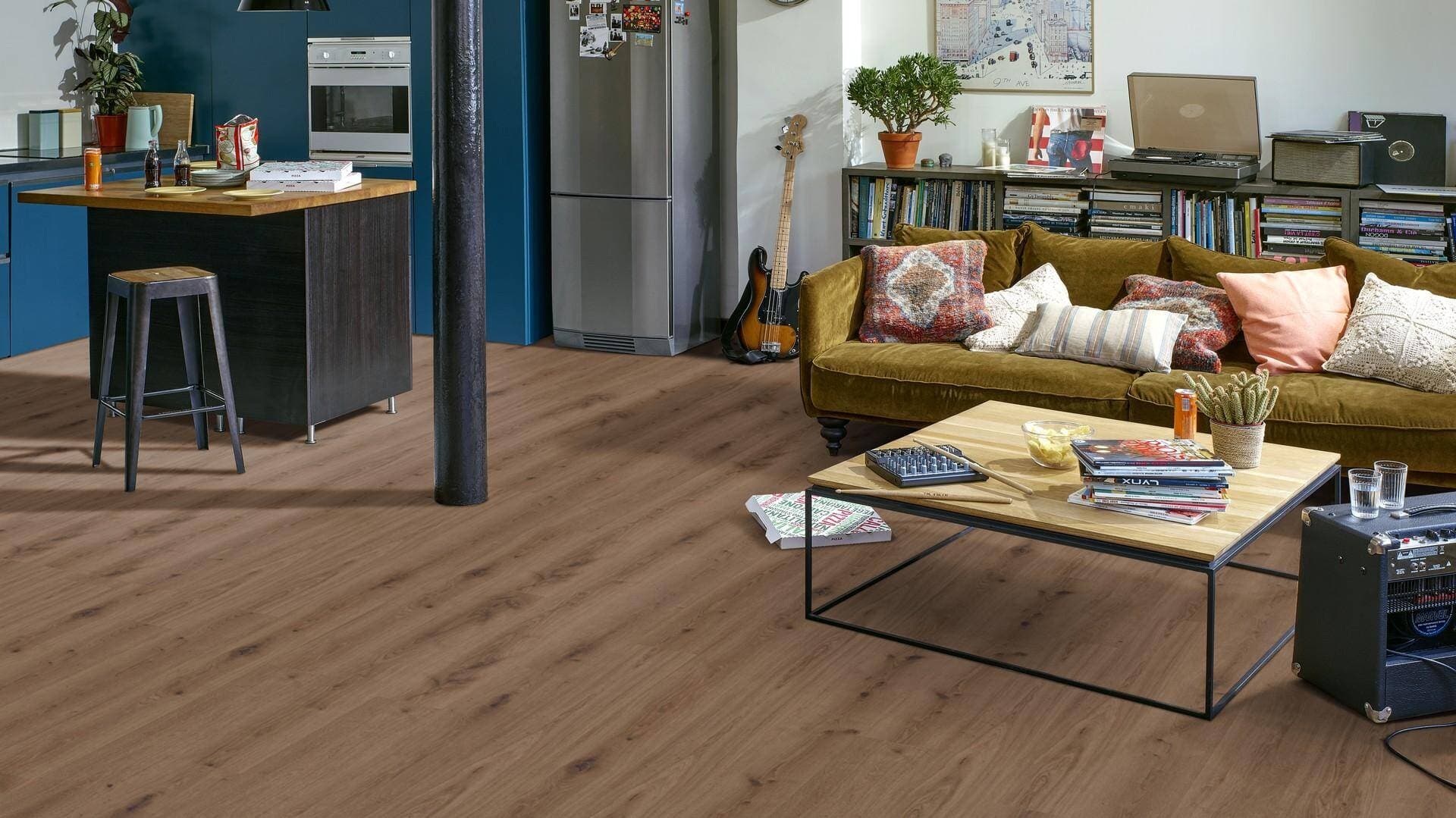 Panele winylowe Tarkett STARFLOOR ULTIMATE 55 delicate oak brown 35992025 gr.6,5mm, 4V (1opk.=6szt.=1,281m2) 5