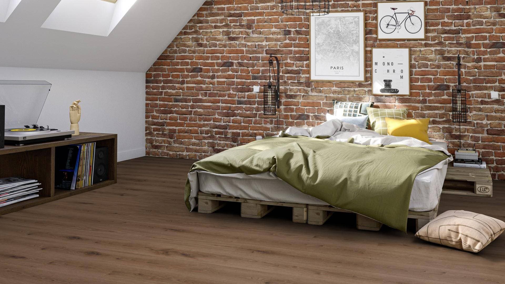 Panele winylowe Tarkett STARFLOOR ULTIMATE 55 delicate oak brown 35992025 gr.6,5mm, 4V (1opk.=6szt.=1,281m2) 10