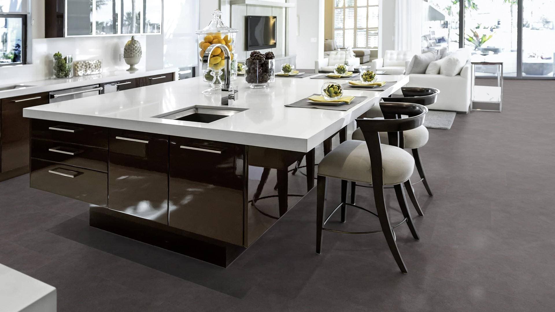 Panele winylowe Tarkett STARFLOOR ULTIMATE 55 timeless concrete antracite 35993021 gr.6,5mm, 4V (1opk.=7szt.=1,26m2) płytki 8