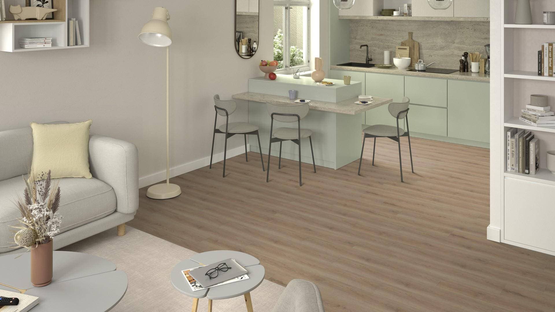 Panele winylowe Tarkett STARFLOOR ULTIMATE 30 vermont oak light beige 36004000 gr.5mm, 4V (1opk.=8szt.=1,727m2) 9