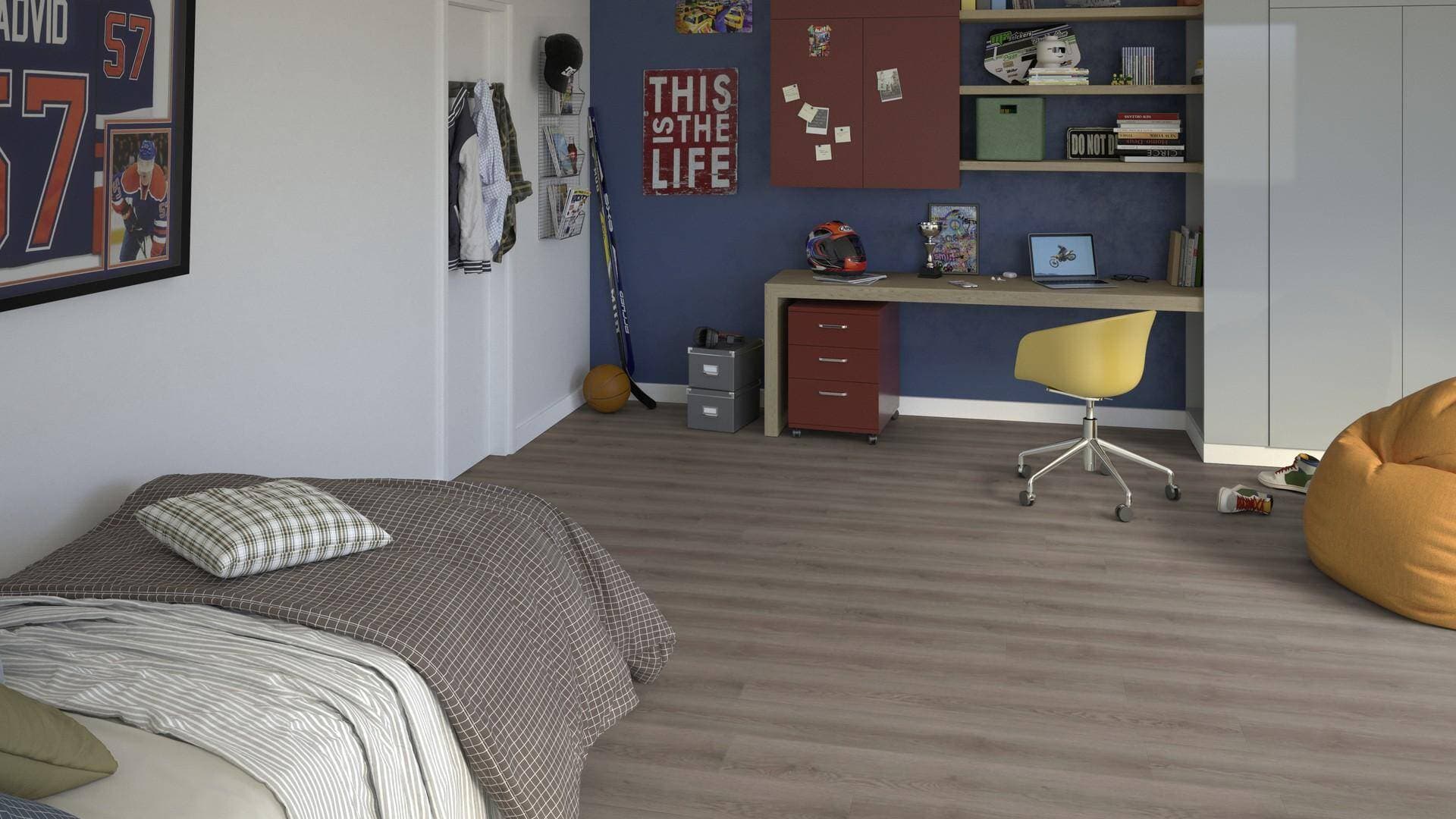 Panele winylowe Tarkett STARFLOOR ULTIMATE 30 vermont oak medium grey 36004001 gr.5mm, 4V (1opk.=8szt.=1,727m2) 10