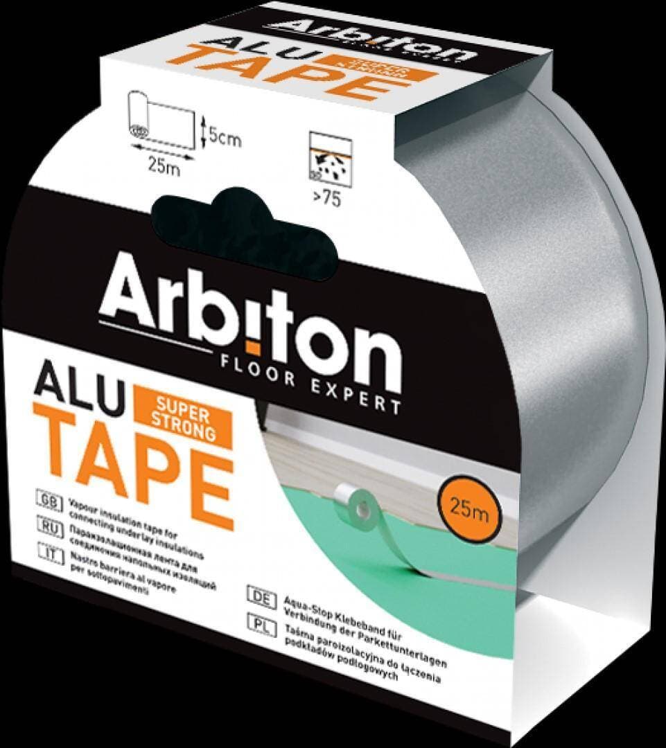 Taśma do łączenia podkładów ALU TAPE ARBITON 25mb 5