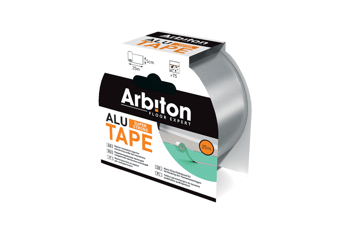 Taśma do łączenia podkładów ALU TAPE ARBITON 25mb 6