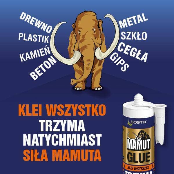 Klej montażowy 290ml MAMUT DEN BRAVEN 4