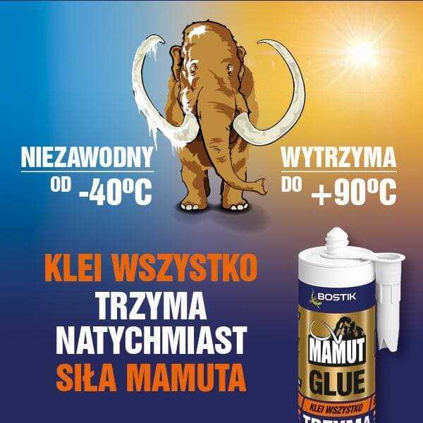 Klej montażowy 290ml MAMUT DEN BRAVEN 3