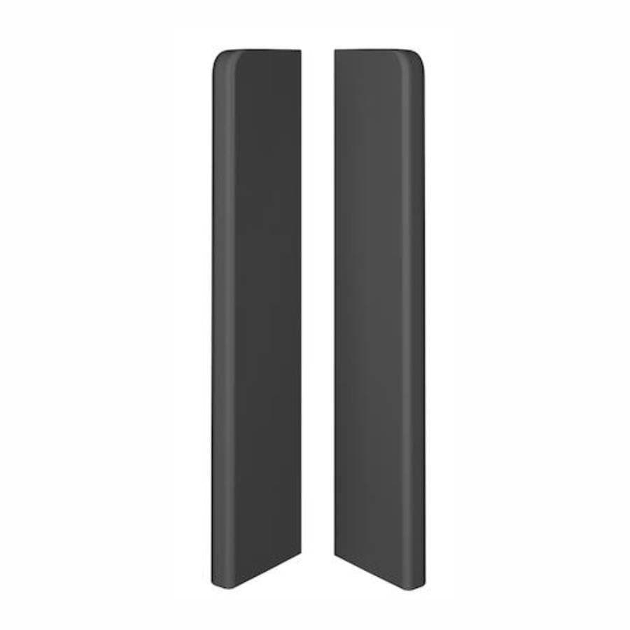 Zaślepki do listwy przypodłogowej VOX ESPUMO 205 antracyt wysokość 8 cm (komplet lewa+prawa)