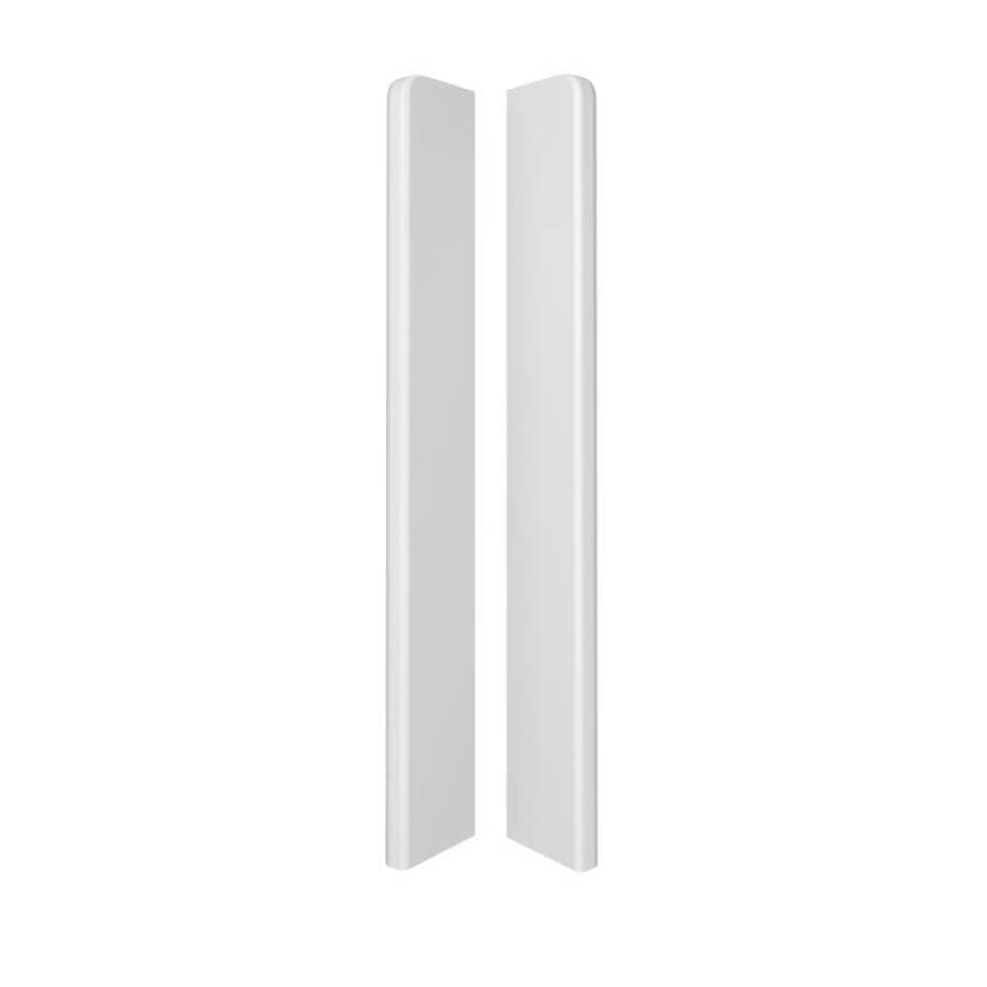 Zaślepki do listwy przypodłogowej VOX ESPUMO 501 biała wysokość 12 cm (komplet lewa+prawa)