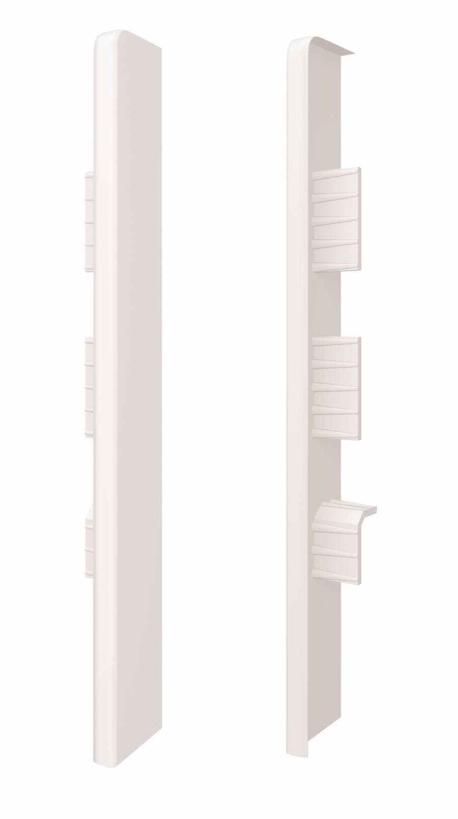 Zaślepki do listwy przypodłogowej VOX ESPUMO 501 biała wysokość 12 cm (komplet lewa+prawa) 2