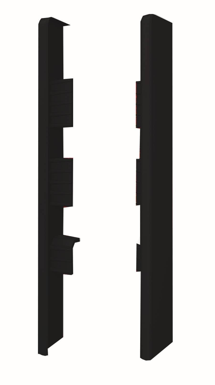 Zaślepki do listwy przypodłogowej VOX ESPUMO 506 czarna wysokość 12 cm (komplet lewa+prawa) 4