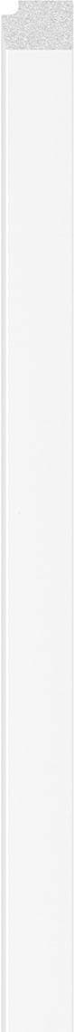 Listwa prawa VOX Linerio L-line white dł.2650 mm