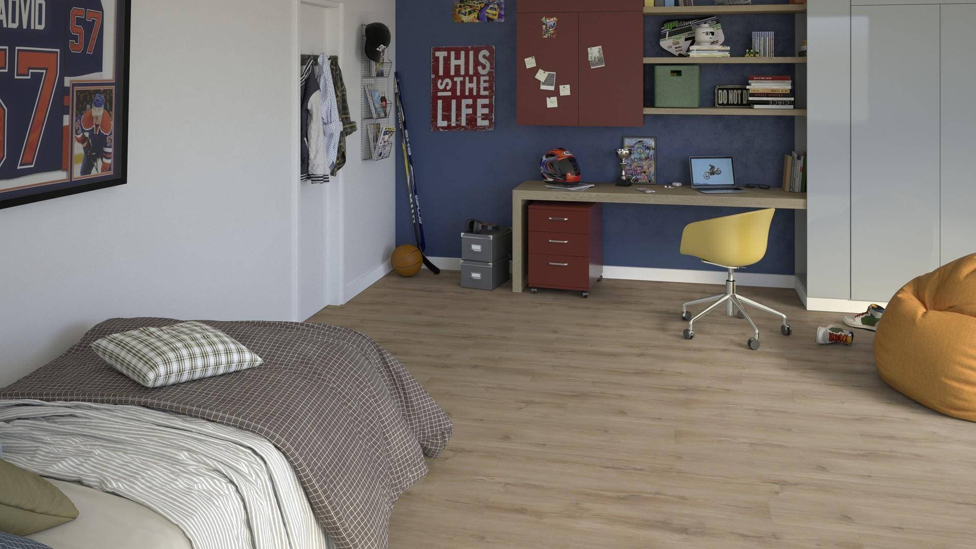 Panele winylowe Tarkett STARFLOOR ULTIMATE 30 galloway oak medium beige 36005013 gr.5mm, 4V (1opk.=8szt.=1,727m2) 11