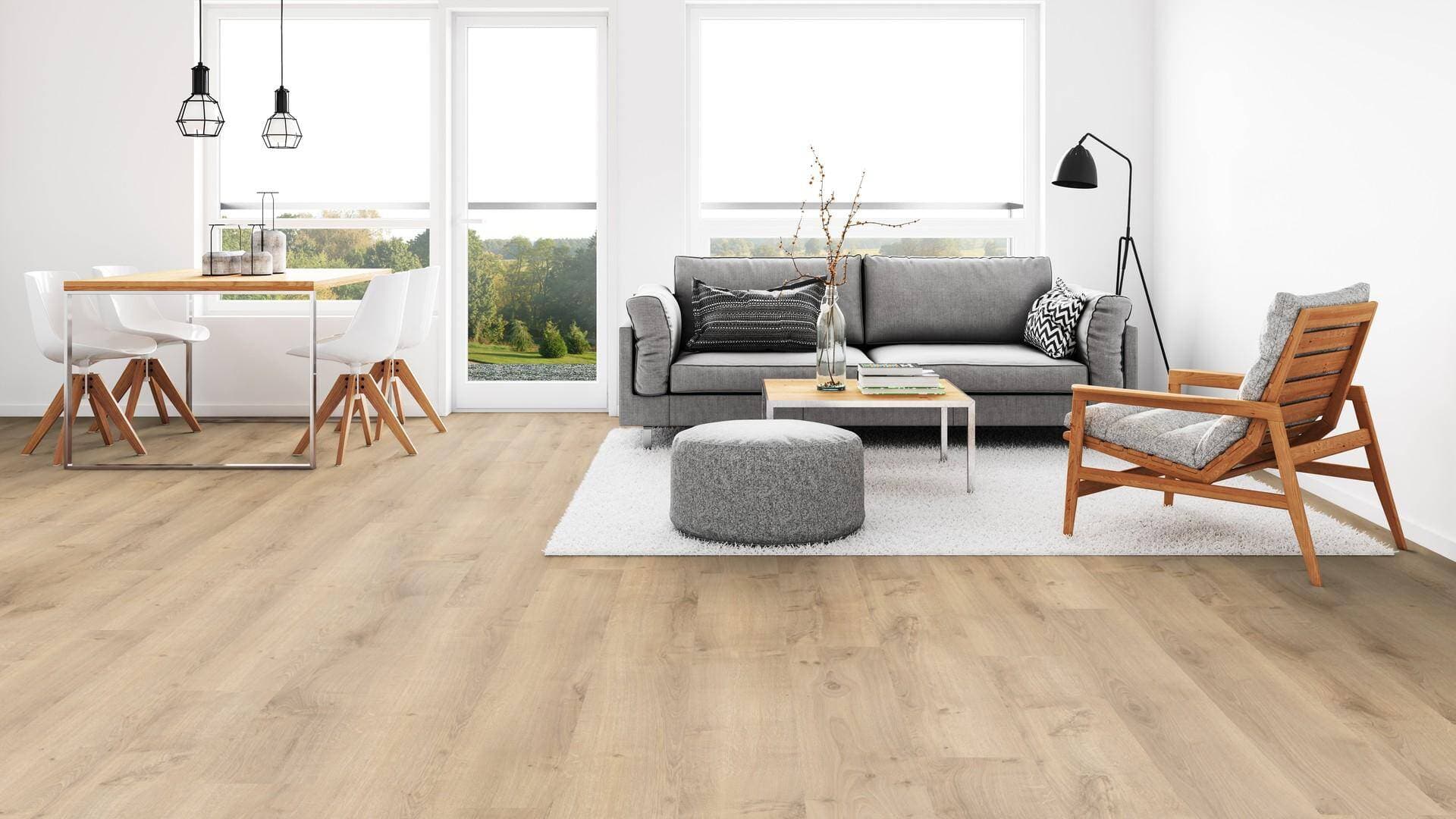 Panele winylowe Tarkett ELEGANCE RIGID 55 rustic oak beige 280006004 klasa 33, gr.5,5mm, 4V (1opk.=9szt.=2,1654m2) 3