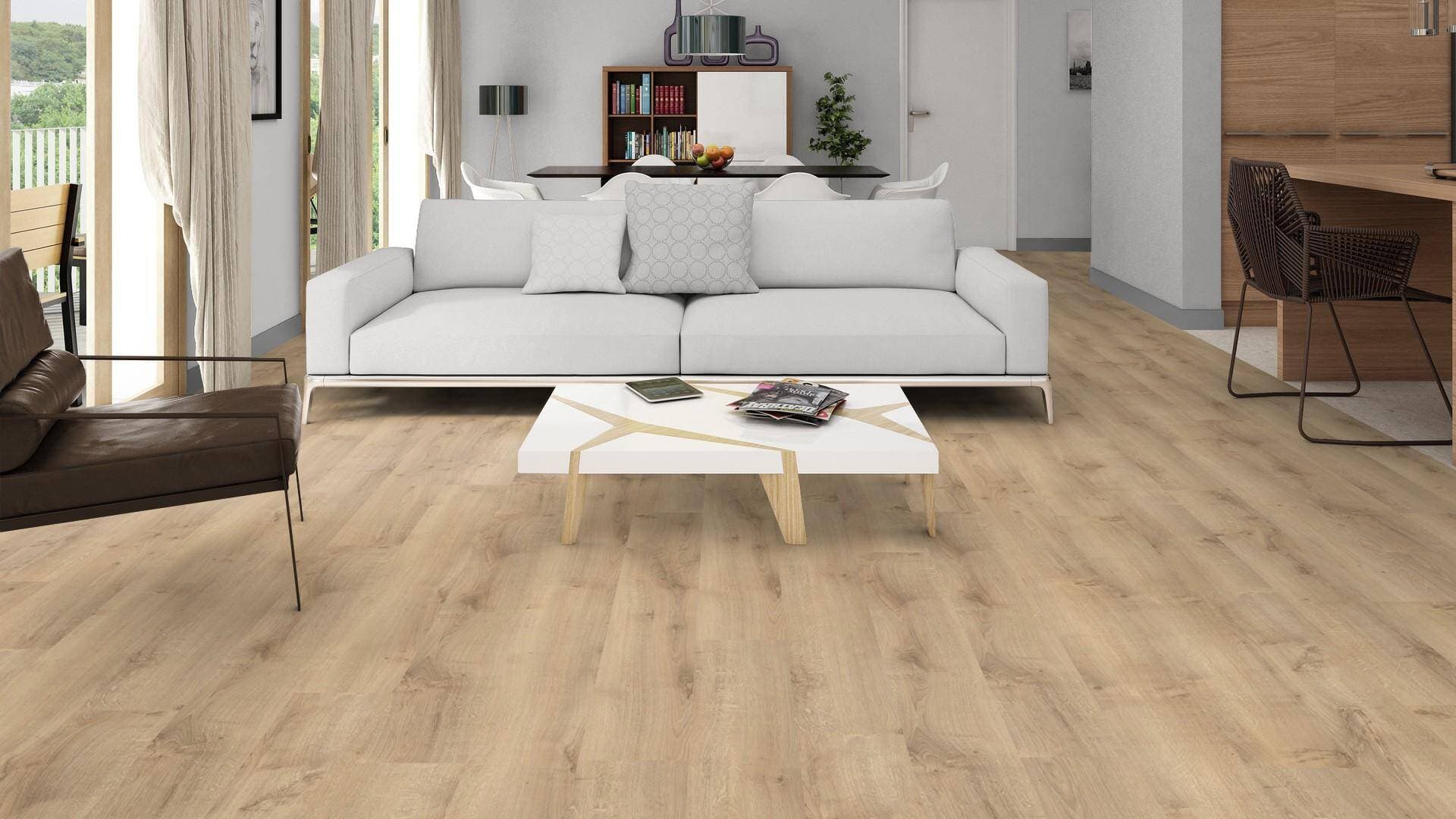 Panele winylowe Tarkett ELEGANCE RIGID 55 rustic oak beige 280006004 klasa 33, gr.5,5mm, 4V (1opk.=9szt.=2,1654m2) 13