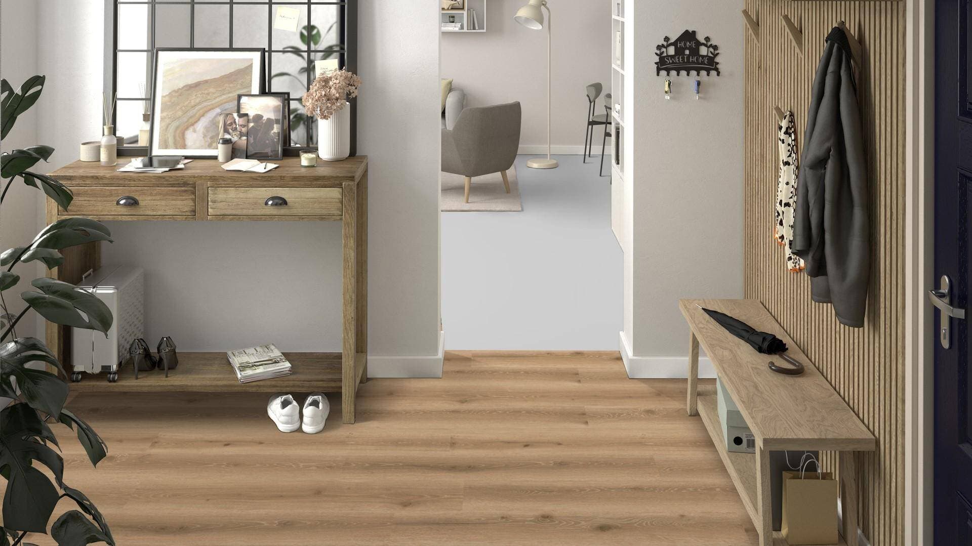 Panele winylowe Tarkett ELEGANCE RIGID 55 limousin oak natural 280006005 klasa 33, gr.5,5mm, 4V (1opk.=9szt.=2,1654m2) 12