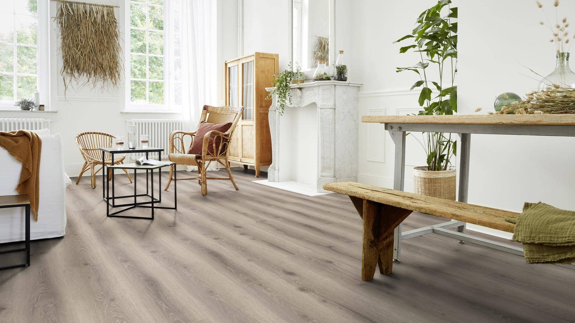 Panele winylowe Tarkett ELEGANCE RIGID 55 limousin oak grege 280006006 klasa 33, gr.5,5mm, 4V (1opk.=9szt.=2,1654m2) 10