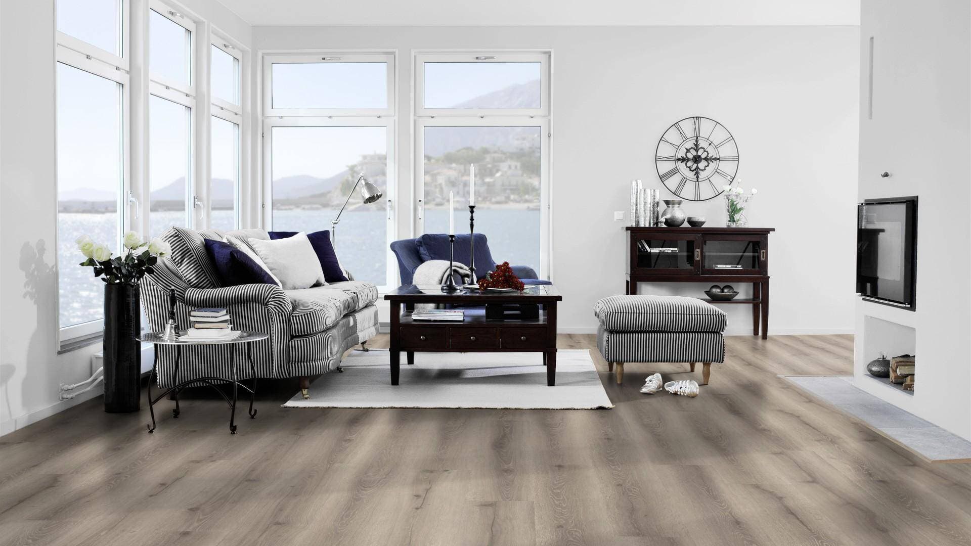 Panele winylowe Tarkett ELEGANCE RIGID 55 limousin oak grege 280006006 klasa 33, gr.5,5mm, 4V (1opk.=9szt.=2,1654m2) 20