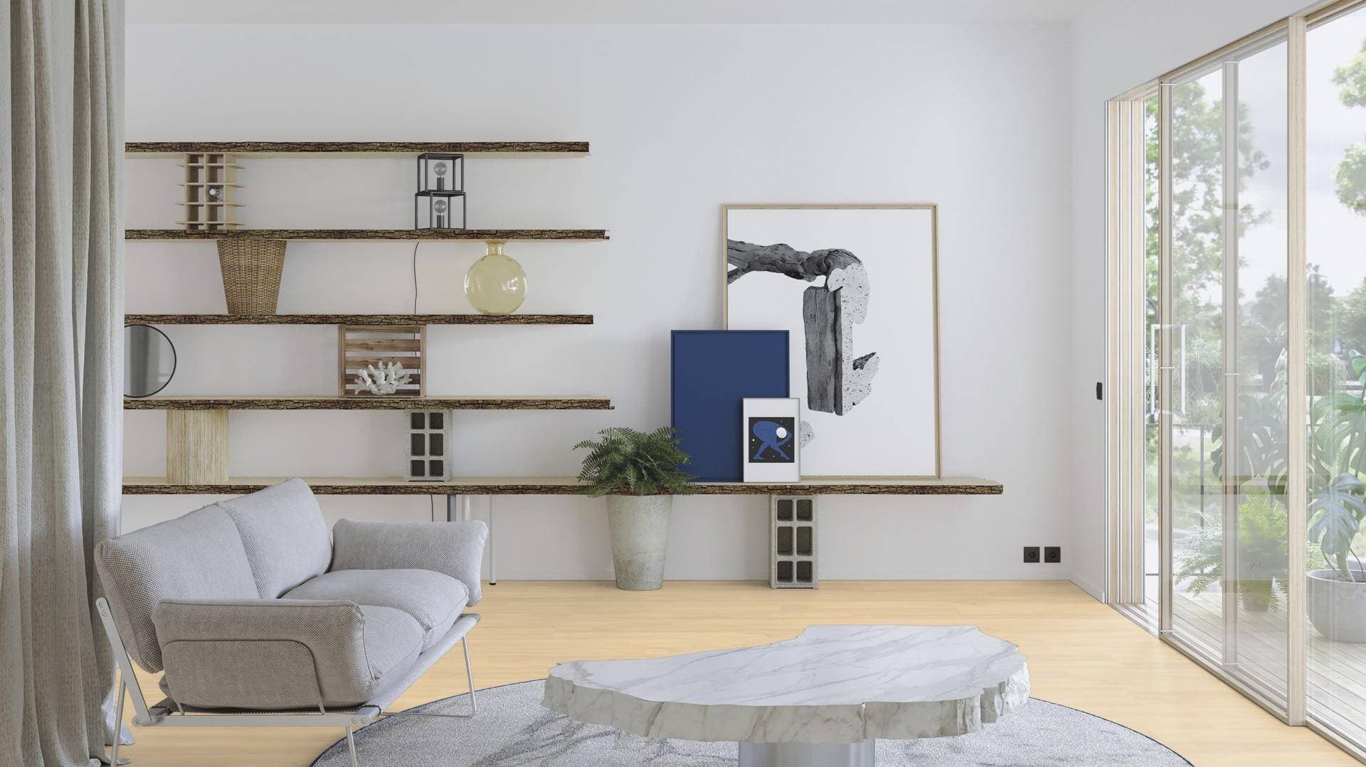 Panele winylowe Tarkett ELEGANCE RIGID 55 modern oak light natural 280006008 klasa 33, gr.5,5mm, 4V (1opk.=9szt.=2,1654m2) 17