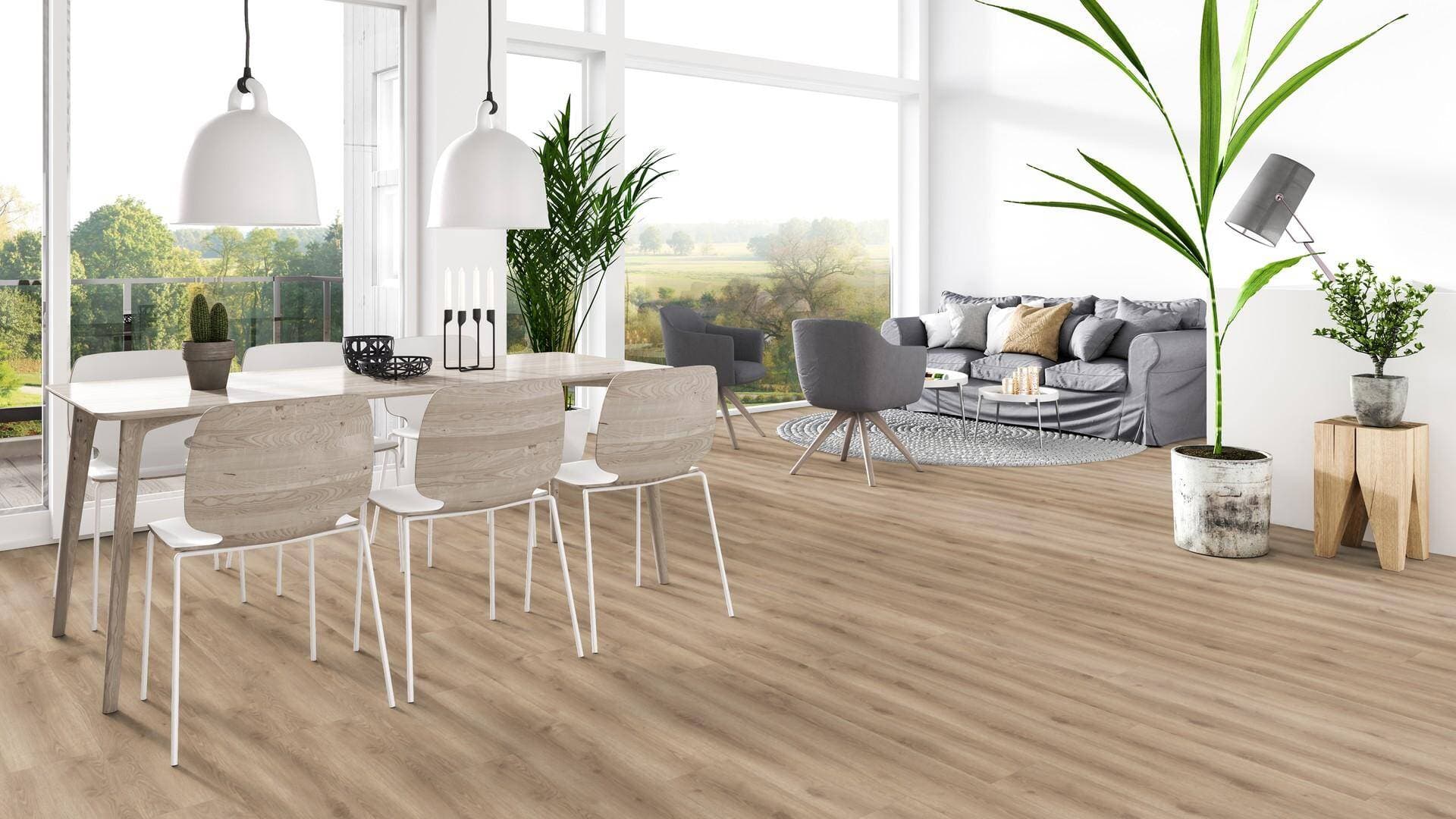 Panele winylowe Tarkett ELEGANCE RIGID 55 contemporary oak natural 280006009 klasa 33, gr.5,5mm, 4V (1opk.=9szt.=2,1654m2) 17
