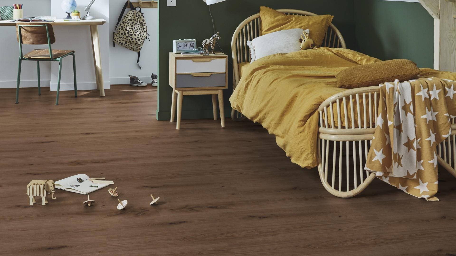 Panele winylowe Tarkett ELEGANCE RIGID 55 delicate oak brown 280007016 klasa 33, gr.5,5mm, 4V (1opk.=9szt.=2,1654m2) 3