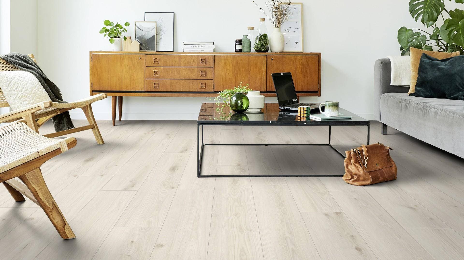 Panele winylowe Tarkett ELEGANCE RIGID 55 delicate oak sugar 280007015 klasa 33, gr.5,5mm, 4V (1opk.=9szt.=2,1654m2) 3