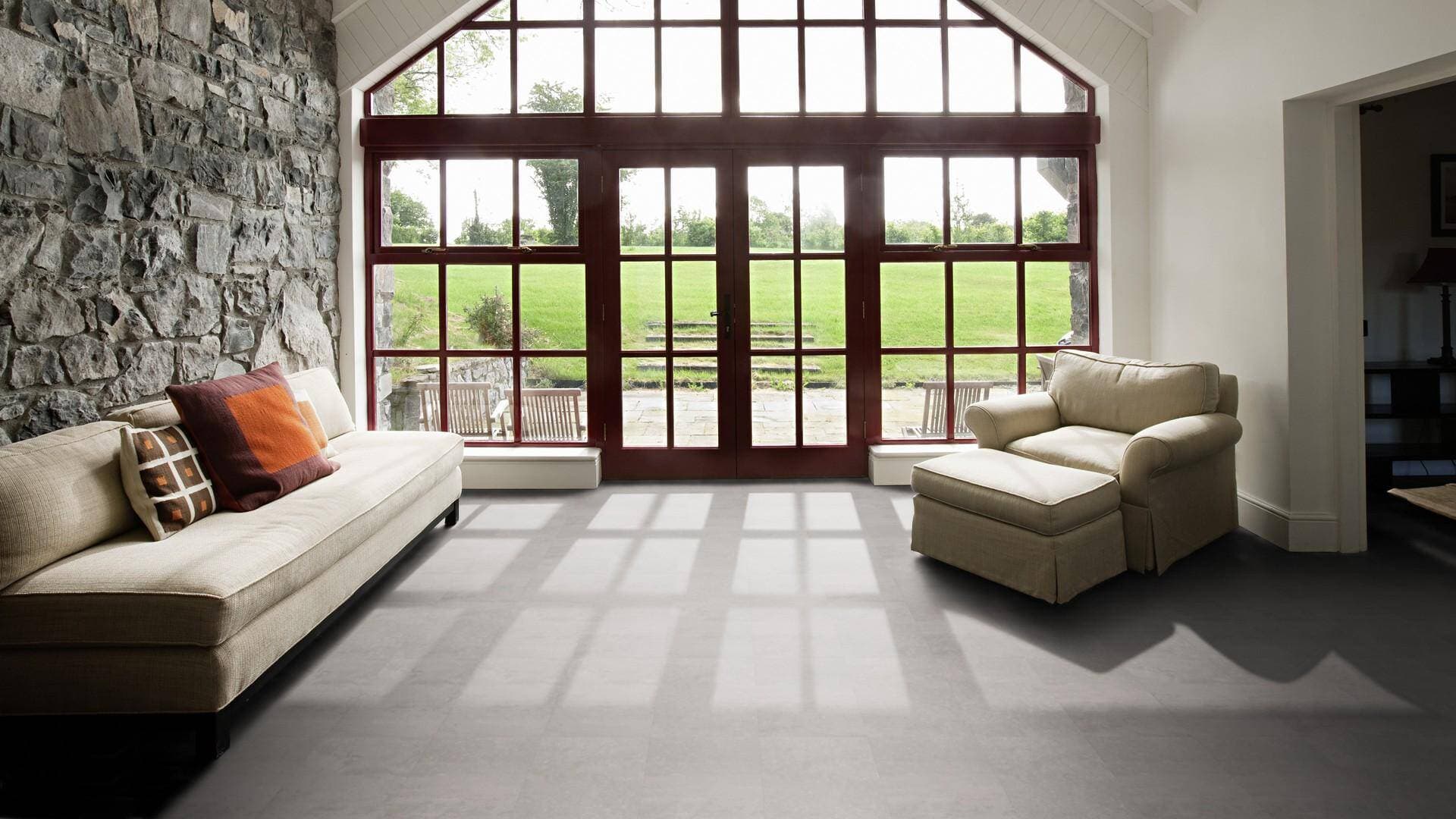 Panele winylowe Tarkett ELEGANCE RIGID 55 polished concrete indium 280008019 klasa 33, gr.5,5mm, 4V (1opk.=11szt.=2,2528m2) płytki 5