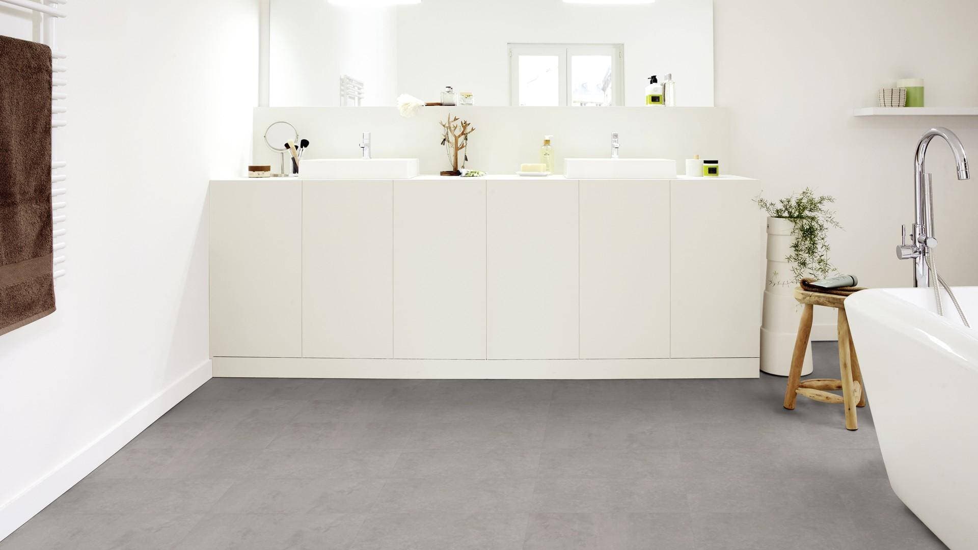 Panele winylowe Tarkett ELEGANCE RIGID 55 polished concrete indium 280008019 klasa 33, gr.5,5mm, 4V (1opk.=11szt.=2,2528m2) płytki 3