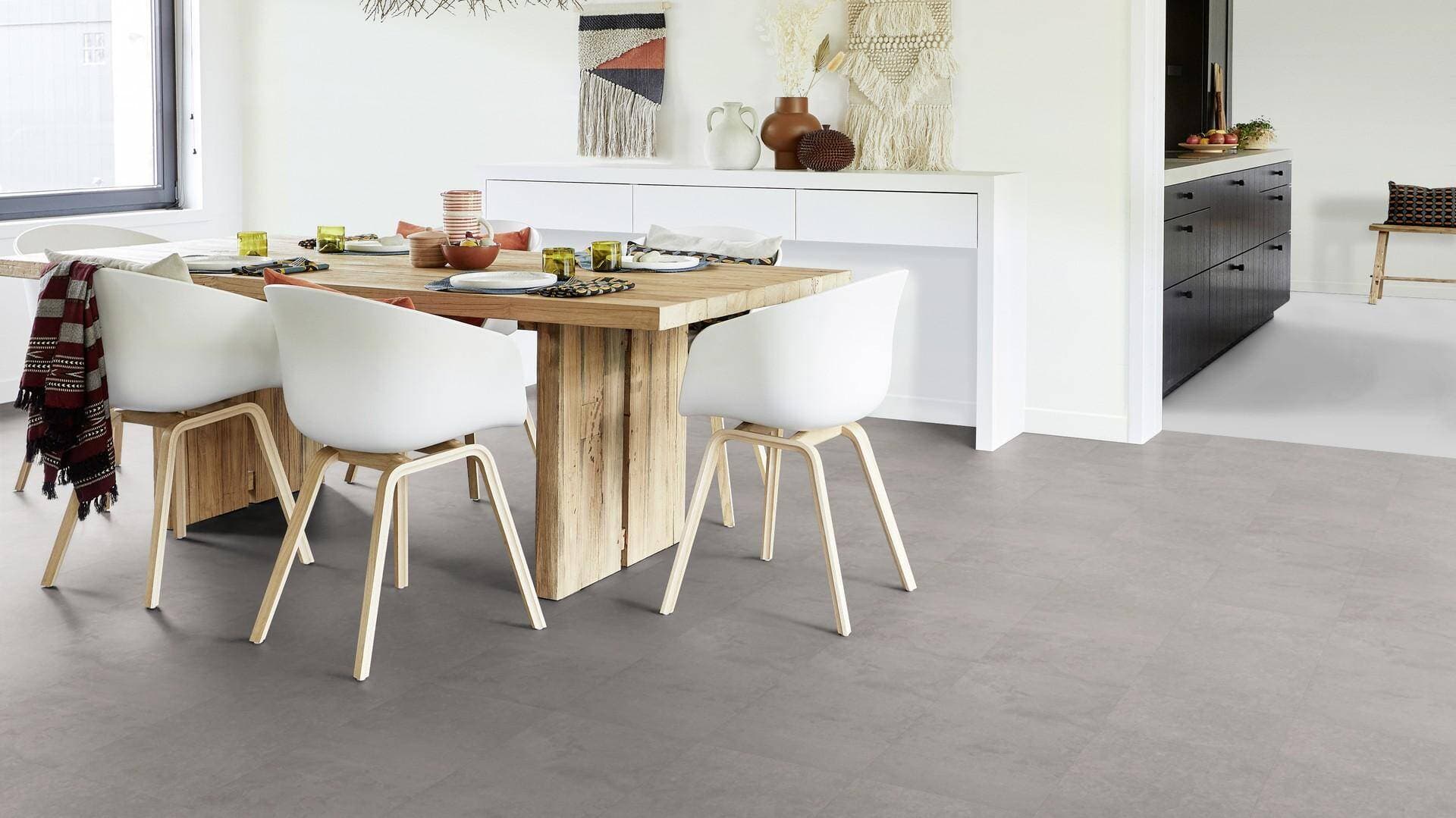 Panele winylowe Tarkett ELEGANCE RIGID 55 polished concrete indium 280008019 klasa 33, gr.5,5mm, 4V (1opk.=11szt.=2,2528m2) płytki 15
