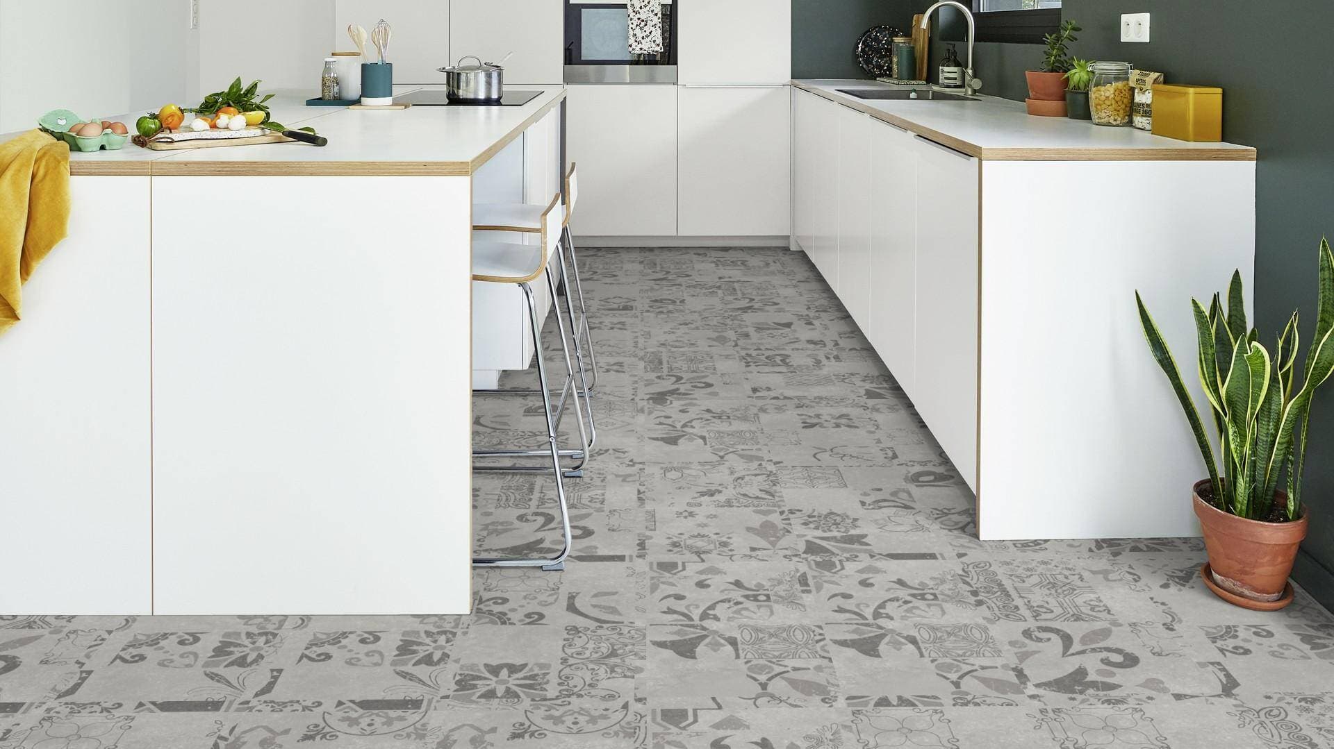 Panele winylowe Tarkett ELEGANCE RIGID 55 medina grey 280008018 klasa 33, gr.5,5mm, 4V (1opk.=11szt.=2,2528m2) płytki 6