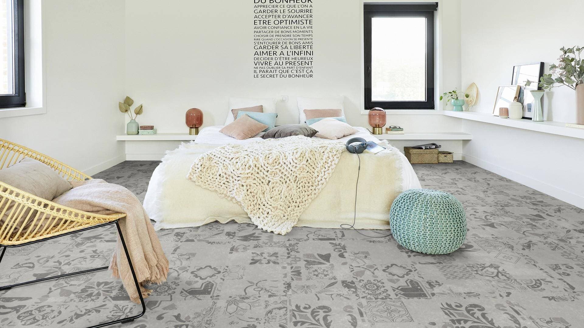 Panele winylowe Tarkett ELEGANCE RIGID 55 medina grey 280008018 klasa 33, gr.5,5mm, 4V (1opk.=11szt.=2,2528m2) płytki 7