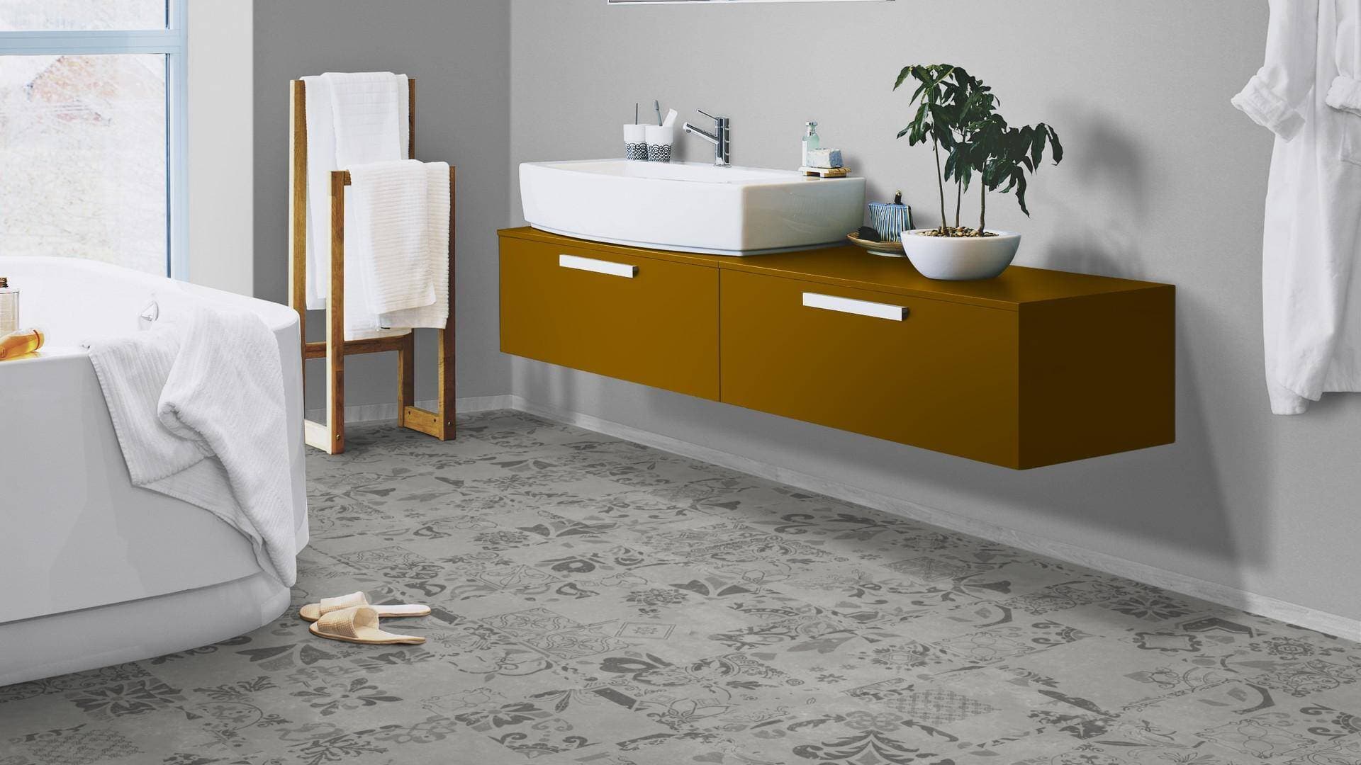 Panele winylowe Tarkett ELEGANCE RIGID 55 medina grey 280008018 klasa 33, gr.5,5mm, 4V (1opk.=11szt.=2,2528m2) płytki 14