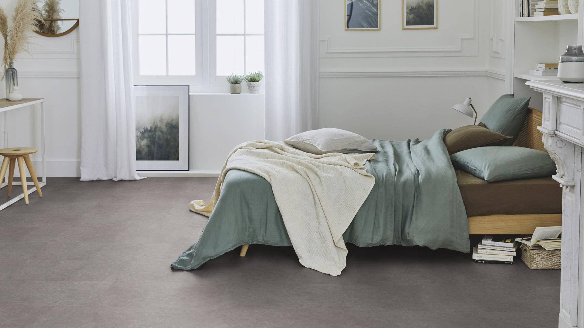 Panele winylowe Tarkett ELEGANCE RIGID 55 polished concrete steel 280008020 klasa 33, gr.5,5mm, 4V (1opk.=11szt.=2,2528m2) płytki 2